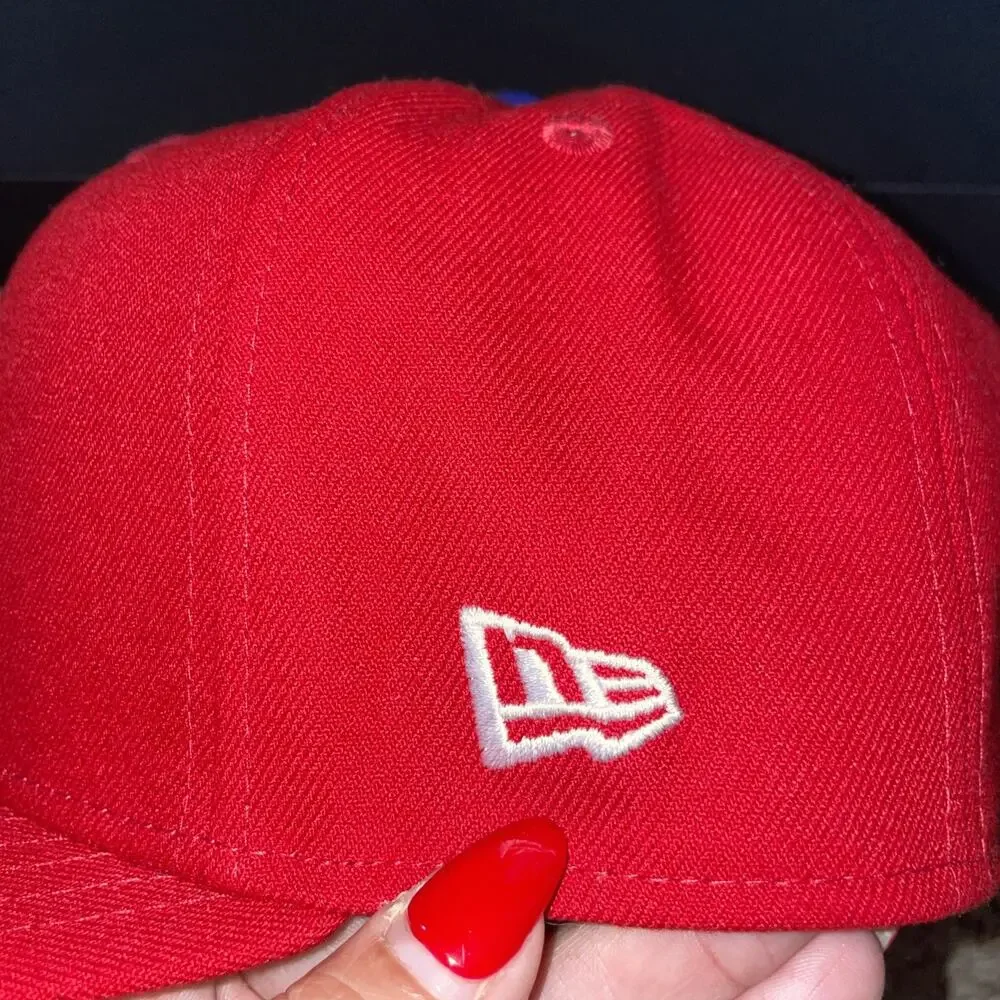 New Era Philadelphia Phillies Hat Snapback Baseball MLB Red